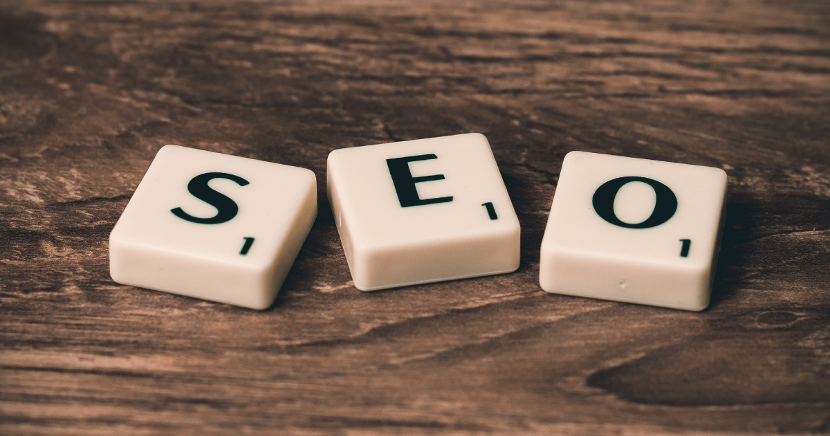 Letters forming word SEO