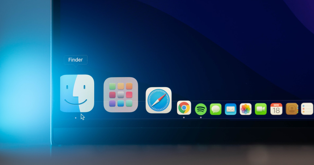 Finder icon on Mac