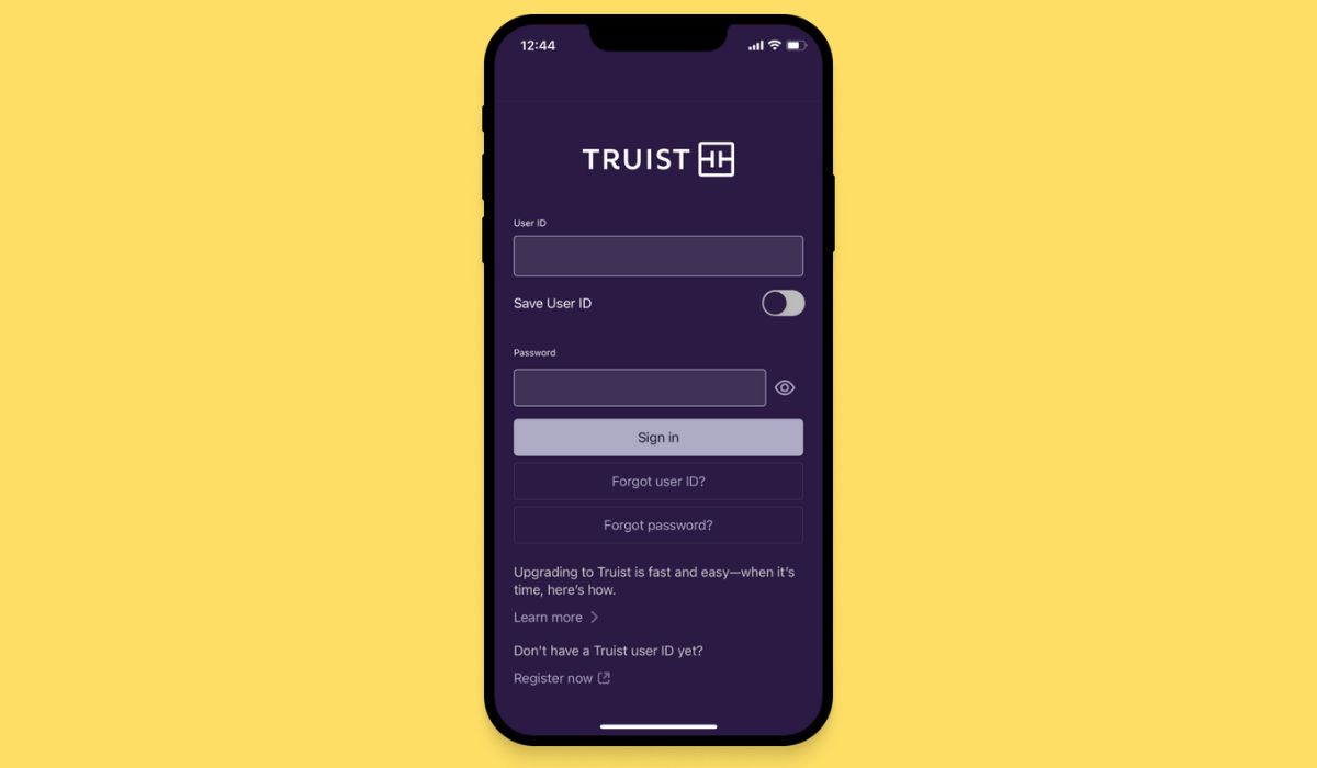 Log Into Truist Mobile Banking