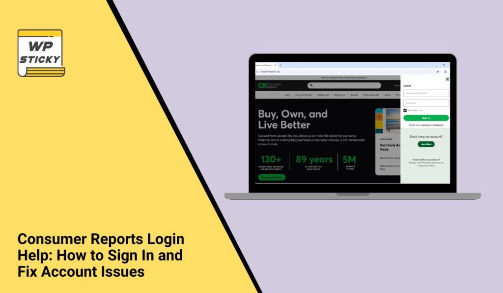 Consumer Reports Login Help: How to Sign In and Fix Account Issues